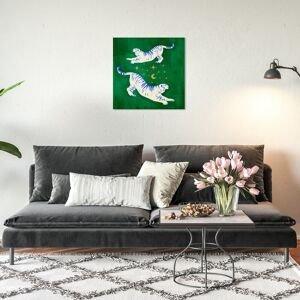 Wynwood Studio Canvas Animals Emerald Tigers Dreaming Green and Emerald Modern & Contemporary Wall Art Canvas Print Green 20 x 20 Wynwood Studio Canvas Animals Emerald Tigers Dreaming Green and Emerald Modern & Contemporary Wall Art Canvas Print Green 20 x 20