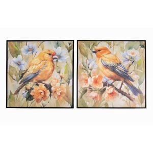IH Casa Decor Framed Hand Painted Canvas Wall Art Spring Canary - Set of 2 Multi IH Casa Decor Framed Hand Painted Canvas Wall Art Spring Canary - Set of 2 Multi