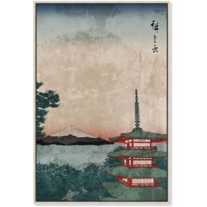 Mount Fuji Poster Canvas Retro Japanese Art Prints by Art Remedy Blue 10 Mount Fuji Poster Canvas Retro Japanese Art Prints by Art Remedy Blue 10