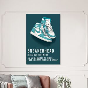 Wynwood Studio Fashion and Glam Aqua Sneakerhead Blue and Teal Modern & Contemporary Wall Art Canvas Print Blue 54 x 36 Wynwood Studio Fashion and Glam Aqua Sneakerhead Blue and Teal Modern & Contemporary Wall Art Canvas Print Blue 54 x 36