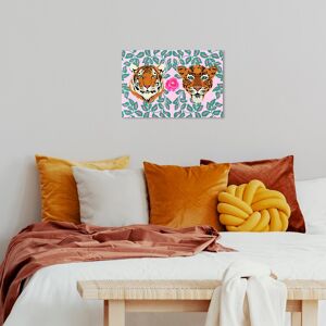 Wynwood Studio Canvas Animals Welcome to our Jungle Pink and Modern & Contemporary Wall Art Canvas Print Pink 16 x 24 Wynwood Studio Canvas Animals Welcome to our Jungle Pink and Modern & Contemporary Wall Art Canvas Print Pink 16 x 24