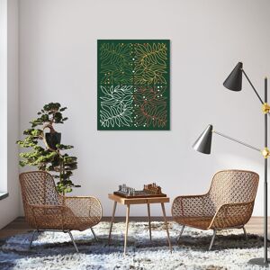 Wynwood Studio Canvas Floral and Botanical Christmas Leaves Poster Green Modern & Contemporary Wall Art Canvas Print Green 30 x 36 Wynwood Studio Canvas Floral and Botanical Christmas Leaves Poster Green Modern & Contemporary Wall Art Canvas Print Green 30 x 36