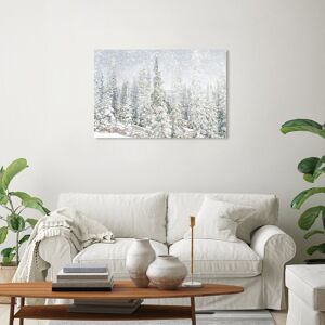 Wynwood Studio Holiday and Seasonal Wall Art Canvas Prints 'Magic Snow Trees' Winter Home Décor - Gray, White Grey 30 x 20 Wynwood Studio Holiday and Seasonal Wall Art Canvas Prints 'Magic Snow Trees' Winter Home Décor - Gray, White Grey 30 x 20