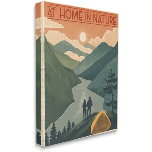 Stupell At Home In Nature Phrase Camping Tent Mountains Canvas Wall Art - Green 16 x 20 Stupell At Home In Nature Phrase Camping Tent Mountains Canvas Wall Art - Green 16 x 20