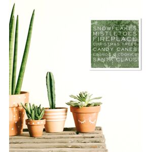 Wynwood Studio Prints Holiday and Seasonal Christmas List Green and Dark Green Modern & Contemporary Wall Art Canvas Print Green 12 x 12 Wynwood Studio Prints Holiday and Seasonal Christmas List Green and Dark Green Modern & Contemporary Wall Art Canvas Print Green 12 x 12
