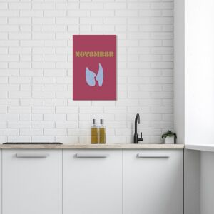 Wynwood Studio Canvas Typography and Quotes November Simple Nature Purple Modern & Contemporary Wall Art Canvas Print Purple 24 x 16 Wynwood Studio Canvas Typography and Quotes November Simple Nature Purple Modern & Contemporary Wall Art Canvas Print Purple 24 x 16