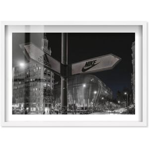 Madrid Stadium Crossroads Cars Art Shadowbox Print by Notoriart Black 45 Madrid Stadium Crossroads Cars Art Shadowbox Print by Notoriart Black 45