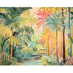 Brewster Origin Murals Pretty Palms Multicolor Wall Mural Multi-Color Oversized Brewster Origin Murals Pretty Palms Multicolor Wall Mural Multi-Color Oversized