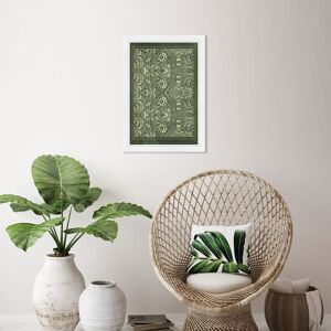 Wynwood Studio Prints Abstract Folk Poster Green and Army Green Traditional Wall Art Canvas Print Green Small Wynwood Studio Prints Abstract Folk Poster Green and Army Green Traditional Wall Art Canvas Print Green Small