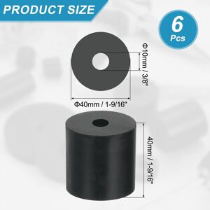 Unique Thickness Rubber Bushings Grommets Spacers for Home Cars Boat Accessories - Black 0.39 x 1.6 x 1.6inch Unique Thickness Rubber Bushings Grommets Spacers for Home Cars Boat Accessories - Black 0.39 x 1.6 x 1.6inch
