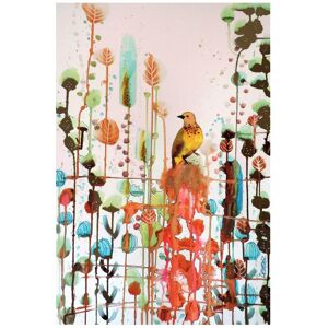 Trademark Fine Art Sylvie Demers 'Demander La Joie' Canvas Art White 30 x 47 Trademark Fine Art Sylvie Demers 'Demander La Joie' Canvas Art White 30 x 47