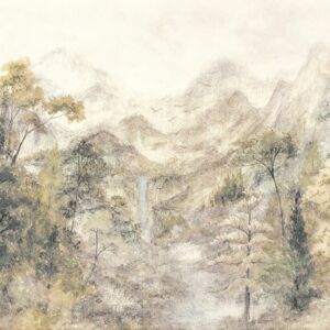 Galerie Wallcoverings Surfaces Collection Mystic Mountain 118.1-Inches Wide x 9.3-Feet High 6-panel Wall Mural Brown 118.1-Inches Wide x 9.3-Feet High Galerie Wallcoverings Surfaces Collection Mystic Mountain 118.1-Inches Wide x 9.3-Feet High 6-panel Wall Mural Brown 118.1-Inches Wide x 9.3-Feet High