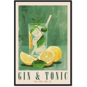 Classy Gin And Tonic Poster Canvas Boho Colorful Wall Art by Art Remedy Green 30 Classy Gin And Tonic Poster Canvas Boho Colorful Wall Art by Art Remedy Green 30