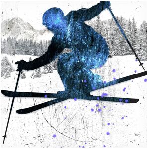 Trademark Fine Art LightBoxJournal 'Extreme Skier 03' Canvas Art White 24 x 24 Trademark Fine Art LightBoxJournal 'Extreme Skier 03' Canvas Art White 24 x 24