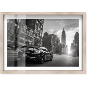 Entering New York City Cars Art Shadowbox Print by Notoriart Black 36 Entering New York City Cars Art Shadowbox Print by Notoriart Black 36