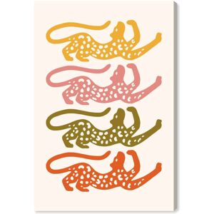 Wynwood Studio Canvas Animals Cheetah Stretching Orange and Pumpkin Modern & Contemporary Wall Art Canvas Print Orange 36 x 24 Wynwood Studio Canvas Animals Cheetah Stretching Orange and Pumpkin Modern & Contemporary Wall Art Canvas Print Orange 36 x 24