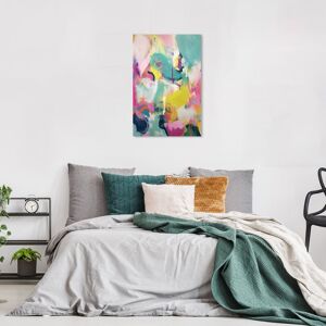 Wynwood Studio Abstract Sweet Smelling Garden Pink and Turquoise Modern & Contemporary Wall Art Canvas Print Pink 24 x 16 Wynwood Studio Abstract Sweet Smelling Garden Pink and Turquoise Modern & Contemporary Wall Art Canvas Print Pink 24 x 16