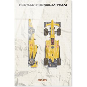 Notori Art Racer in Yellow Formula 1 Posters Acrylic Print by Notoriart Yellow 30 Notori Art Racer in Yellow Formula 1 Posters Acrylic Print by Notoriart Yellow 30