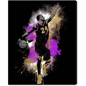 Art Remedy Basketball Player Splatter Jersey Inspirational Sport Poster Canvas Wall Art by Notoriart, Gallery Wrapped Purple 16 Art Remedy Basketball Player Splatter Jersey Inspirational Sport Poster Canvas Wall Art by Notoriart, Gallery Wrapped Purple 16