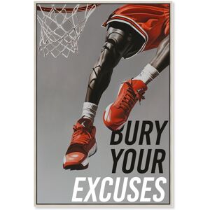 Notori Art Bury Your Excuses Player Canvas Trend Sport Wall Art by Notoriart Grey 16 Notori Art Bury Your Excuses Player Canvas Trend Sport Wall Art by Notoriart Grey 16