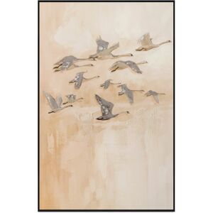 NADAAL STUDIOS Avenelle Framed Painting, Textured Birds Acrylic on Canvas with Solid Wood Frame Multi Medium NADAAL STUDIOS Avenelle Framed Painting, Textured Birds Acrylic on Canvas with Solid Wood Frame Multi Medium