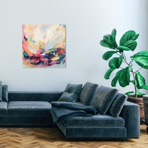 Wynwood Studio Abstract Think about it Pink and Modern & Contemporary Wall Art Canvas Print Pink 30 x 30 Wynwood Studio Abstract Think about it Pink and Modern & Contemporary Wall Art Canvas Print Pink 30 x 30