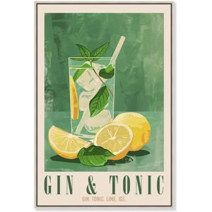 Classy Gin And Tonic Poster Canvas Boho Colorful Wall Art by Art Remedy Green 16 Classy Gin And Tonic Poster Canvas Boho Colorful Wall Art by Art Remedy Green 16