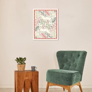 Wynwood Studio Canvas Holiday and Seasonal A Couple of Reindeers Red Modern & Contemporary Wall Art Canvas Print Red 16 x 20 Wynwood Studio Canvas Holiday and Seasonal A Couple of Reindeers Red Modern & Contemporary Wall Art Canvas Print Red 16 x 20