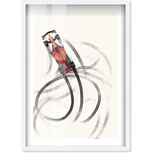 Notori Art Drifting Away Formula 1 Posters Shadowbox Print by Notoriart Red 17 Notori Art Drifting Away Formula 1 Posters Shadowbox Print by Notoriart Red 17