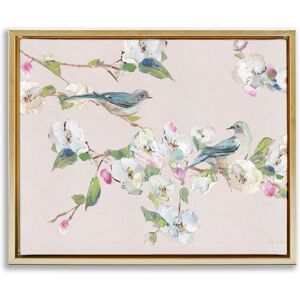 Stupell Soft Spring Blossoms & Birds Framed Floater Canvas Wall Art Design By Sally Swatland Pink 21 x 17 Stupell Soft Spring Blossoms & Birds Framed Floater Canvas Wall Art Design By Sally Swatland Pink 21 x 17