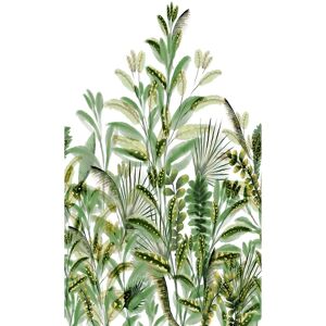 Galerie Wallcoverings Orom II Collection Green Branched Leaves 62.5-inches wide x 9.18-feet high 3-panel Wall Mural Green 62.5-inches wide x 9.18-feet high Galerie Wallcoverings Orom II Collection Green Branched Leaves 62.5-inches wide x 9.18-feet high 3-panel Wall Mural Green 62.5-inches wide x 9.18-feet high