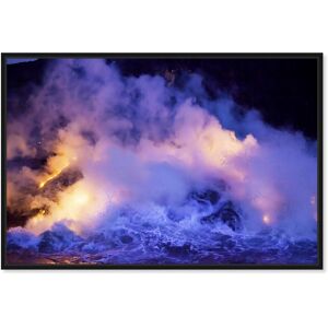 Notori Art Lava Flowing into the Pacific Canvas Nature Art Prints by Notoriart Blue 24 Notori Art Lava Flowing into the Pacific Canvas Nature Art Prints by Notoriart Blue 24