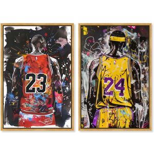 Dynamic Duo Graffiti Hoops Sports Decor Set Canvas Print by Art Remedy Black 16 Dynamic Duo Graffiti Hoops Sports Decor Set Canvas Print by Art Remedy Black 16
