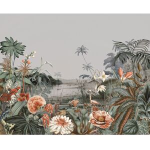York Wallcoverings Floating Gardens Grey Wall Mural Grey 122.4 In. L X 25.25 In. W X 0.03 In. D York Wallcoverings Floating Gardens Grey Wall Mural Grey 122.4 In. L X 25.25 In. W X 0.03 In. D
