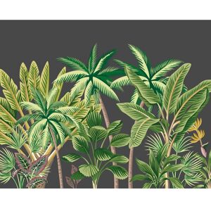 Origin Verdant Tropical Palm Trees Wall Mural Grey Oversized Origin Verdant Tropical Palm Trees Wall Mural Grey Oversized