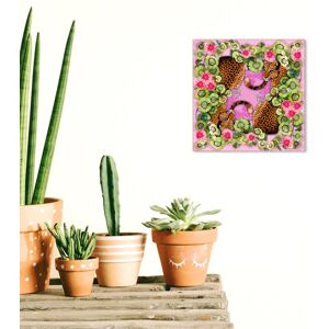 Wynwood Studio Canvas Fashion and Glam Wild Feline Nature Pink and Modern & Contemporary Wall Art Canvas Print Pink 12 x 12 Wynwood Studio Canvas Fashion and Glam Wild Feline Nature Pink and Modern & Contemporary Wall Art Canvas Print Pink 12 x 12