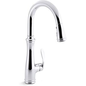 Kohler Bellera Kitchen Faucet with Pull-Down 16-3/4 Chrome/Clear 28.63 In. X 12.31 In. X 3.06 In. Kohler Bellera Kitchen Faucet with Pull-Down 16-3/4 Chrome/Clear 28.63 In. X 12.31 In. X 3.06 In.