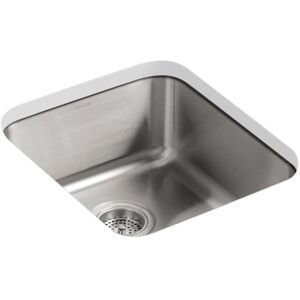 Kohler Undertone Undermount Bar Sink Not Applicable 22.38 In. X 22.38 In. X 10.56 In. Kohler Undertone Undermount Bar Sink Not Applicable 22.38 In. X 22.38 In. X 10.56 In.