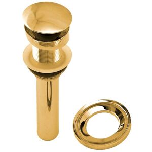 Glass Vessel Sink Drain & Mounting Ring Gold PVD Solid Brass Renovators Supply Gold 1.25 In. L X 8.25 In. W X 8.25 In. H Glass Vessel Sink Drain & Mounting Ring Gold PVD Solid Brass Renovators Supply Gold 1.25 In. L X 8.25 In. W X 8.25 In. H