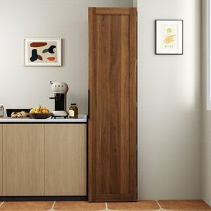 Roomfitters Kitchen Pantry Cabinet with Door Spice Rack Tall Wooden Narrow Food Storage Cupboard Appliance Tower, Walnut Walnut 21 - 25 Inches Roomfitters Kitchen Pantry Cabinet with Door Spice Rack Tall Wooden Narrow Food Storage Cupboard Appliance Tower, Walnut Walnut 21 - 25 Inches