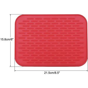 Unique Silicone Dish Drying Mat Set, 3Pcs Under Sink Drain Pad Heat Resistant - 8.5 x 6 x 0.24 inch Blue, Red, Yellow 8.5 x 6 x 0.24 inch Unique Silicone Dish Drying Mat Set, 3Pcs Under Sink Drain Pad Heat Resistant - 8.5 x 6 x 0.24 inch Blue, Red, Yellow 8.5 x 6 x 0.24 inch