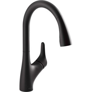Kohler Rival 1.5 GPM Single Hole Pull Down Kitchen Faucet Black 9.0 In. L X 5.0 In. W X 15.38 In. H Kohler Rival 1.5 GPM Single Hole Pull Down Kitchen Faucet Black 9.0 In. L X 5.0 In. W X 15.38 In. H