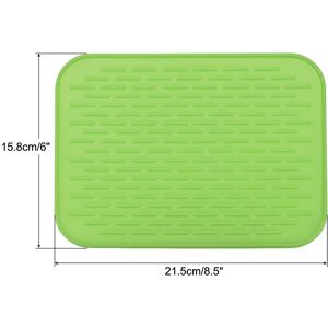 Unique Silicone Dish Drying Mat Set, 3Pcs Under Sink Drain Pad Heat Resistant - 8.5 x 6 x 0.24 inch Green, Blue, Yellow 8.5 x 6 x 0.24 inch Unique Silicone Dish Drying Mat Set, 3Pcs Under Sink Drain Pad Heat Resistant - 8.5 x 6 x 0.24 inch Green, Blue, Yellow 8.5 x 6 x 0.24 inch