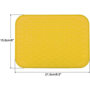Unique Silicone Dish Drying Mat Set, 2Pcs Under Sink Drain Pad Heat Resistant - 8.5 x 6 x 0.24 inch Multi 8.5 x 6 x 0.24 inch Unique Silicone Dish Drying Mat Set, 2Pcs Under Sink Drain Pad Heat Resistant - 8.5 x 6 x 0.24 inch Multi 8.5 x 6 x 0.24 inch