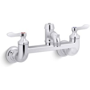 Kohler Triton Bowe Service Sink Faucet - Silver Silver 10.25 In. W X 5.0 In. H X 8.25 In. D Kohler Triton Bowe Service Sink Faucet - Silver Silver 10.25 In. W X 5.0 In. H X 8.25 In. D