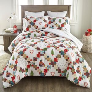Your Lifestyle by Donna Sharp Holiday Love Polyester Comforter Collection - Queen Green,Cream Queen Your Lifestyle by Donna Sharp Holiday Love Polyester Comforter Collection - Queen Green,Cream Queen