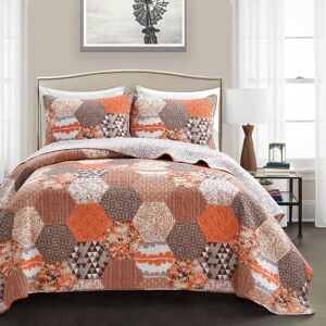 Lush Decor Briley 3-piece Quilt Set Tangerine King Lush Decor Briley 3-piece Quilt Set Tangerine King