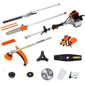 Kodotan sofa 8 in 1 Multi-Functional Trimming Tool, 56CC 2-Cycle Garden Tool System with Gas Pole Saw, Hedge Trimmer, Grass Trimmer Orange 12.0 In. W X 12.0 In. H X 83.0 In. D Kodotan sofa 8 in 1 Multi-Functional Trimming Tool, 56CC 2-Cycle Garden Tool System with Gas Pole Saw, Hedge Trimmer, Grass Trimmer Orange 12.0 In. W X 12.0 In. H X 83.0 In. D