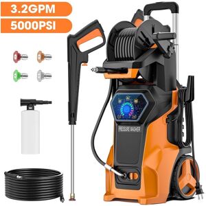 SUGIFT 5000 PSI Electric Pressure Washer with Foam Cannon, 1800W 3.2 GPM Cleaner Blue SUGIFT 5000 PSI Electric Pressure Washer with Foam Cannon, 1800W 3.2 GPM Cleaner Blue