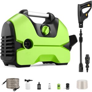 SUGIFT Electric Pressure Washer 3000PSI 1.8GPM with Foam Cannon and Nozzles - Green Green Green SUGIFT Electric Pressure Washer 3000PSI 1.8GPM with Foam Cannon and Nozzles - Green Green Green